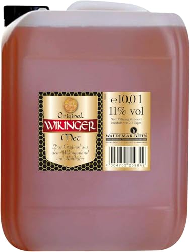Original Wikinger Met | 1 x 10l im Kanister | Honigwein aus der historischen Ursprungsregion in Norddeutschland | fruchtig aromatisch | Das Originall