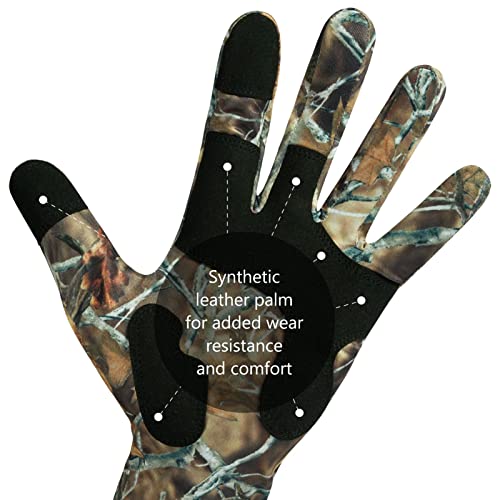 Bassdash Men’s Camo Hunting Gloves Upf 50+ Lightweight Touchscreen Gloves For Warm Weather Fishing Hiking Outdoor Activities Hg01M #TOP3