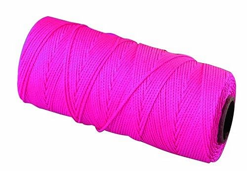 Bon Tool Línea Trenzada de Nylon Neon Rosa E-Z-C: 1000' miniatura 1