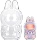 Schutzhülle Schlüsselanhänger für Labubu, Protective Transparente PVC-Tasche für Doll, Modern und Langlebig, Installation Einfach, Schützen Sie Ihre Puppe