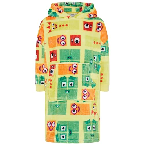 Sweat à capuche surdimensionné Numberblocks pull géant plaid enfant