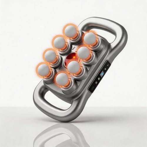 HorseHalo 8 Heads Massage Gun - Multi-Head Equine Massager with 30 Speeds & 3 Modes