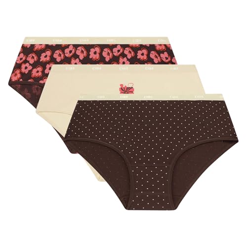 Dim Pack de 3 Bóxers Les Pockets Culottes Algodón Invisibles sin Marcas 3