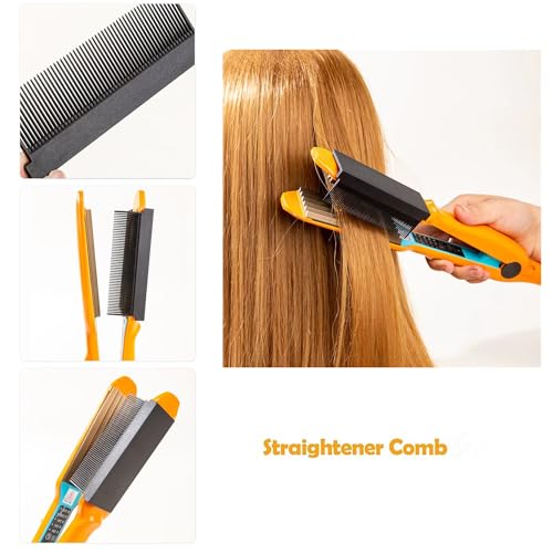 Accesorio para alisador de cabello negro miniatura 3