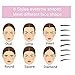 Amariver Eyebrow Stencils, Eyebrow Template, Eyebrow Shaping Kit,8 Styles Reusable Eyebrow Stencil with Handle and Strap, Washable
