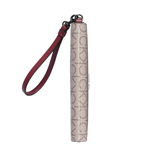 Image of Calvin Klein Women's Key Item Saffiano Continental Zip Around Wallet With Wristlet Strap