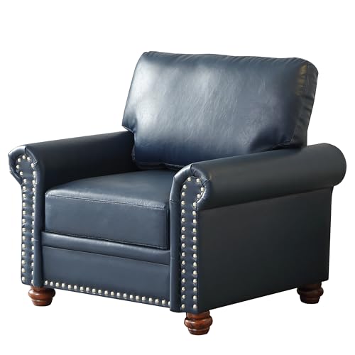 Sillón Clásico Plegable Azul miniatura 6