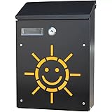 GRAN CAPACIDAD: El buzón se adapta para contener múltiples cartas, periódicos, correos electrónicos, etc., y también puede acomodar cartas de la familia por un período de tiempo, Tamaño: 30x23x9cm