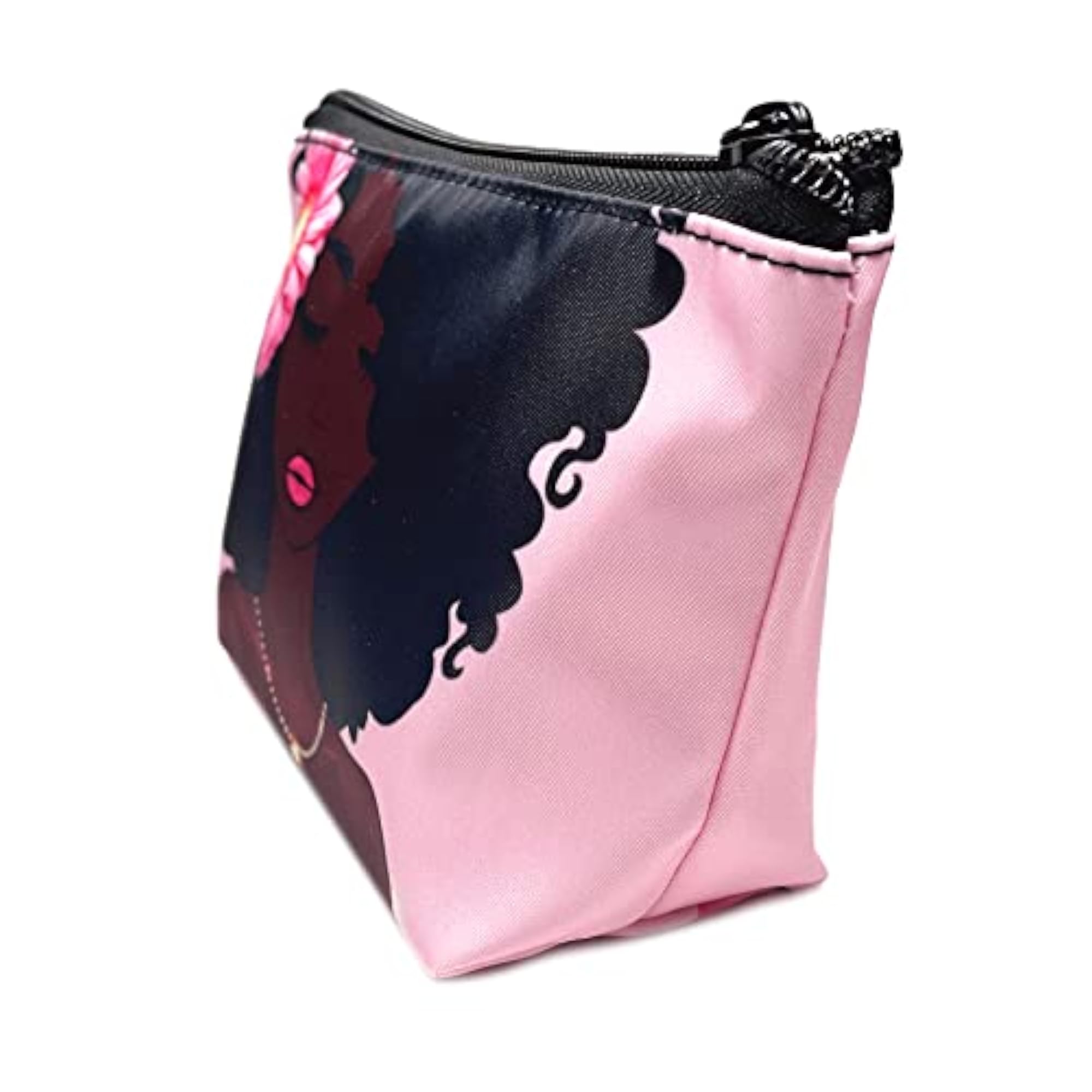 2 Pieces Makeup Bag Melanin Womens Printed Cosmetic Bag