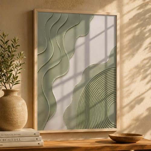 Image of kotart Decorative Modern Wall Art Painting With Frame | Modern Painting For Living Room Bed Room Hotel Wall Decor Digital Reprint (26X38 inch)