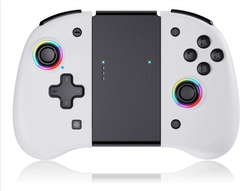 Controle de Interruptor Compatível com Switch Gamepad Bluetooth Com Efeito Rgb Para Switch