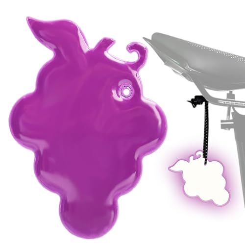 Reflektierende Aufkleber für Fahrräder, PVC, 5,4 x 8 x 0,3 cm, Sicherheit, Nachtsichtbarkeit, Aufkleber, Radfahren, Motorrad, Anhänger, LKW, Automobil, Limousine, Pickup, Helm, Motorräder