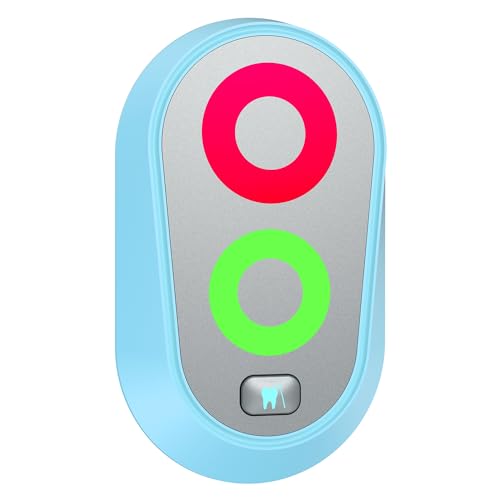 3 Minuten Zahnbürsten Timer, lustiger Geschenk Timer für Kinder-Erwachsene, Magnetischer Wasserdichter mit Farblichtern im Badezimmer für Kinder-Training Coach (Azure Blau)