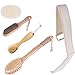 Produktbild feihao Luffaschwamm Rückenschrubber, Luffa Gurke Schwamm,mit Badeschwamm Natur & Rücken Gurt,Badebürste Naturborsten für Duschen, Massage, Körperpflege (5 Stück