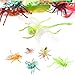 TUPARKA 49 PCS Plastic Insect Figure Toys Assorted,Lifelike Insects Model Gag Toys for Children Favors School Educational, Party Bag Fillers