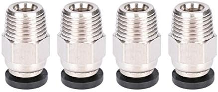 review WRENFRG Couplings Coupler for 3D Printer Parts & Accessories Pneumatic Connectors Tube Quick Coupler, J-Head Fittings (Size : 10pcs)