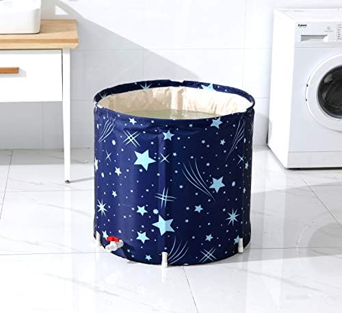 G Ganen Bath bucket folding bathtub family portable bath tub freestanding bath tub 29.5 inch (stars)