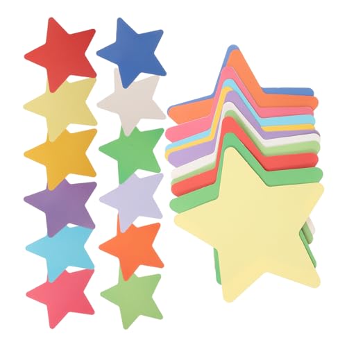 Operitacx 360 Peças Recortes De Papel Colorido Recortes De Papel Em Forma De Estrela Com Pontos Ades