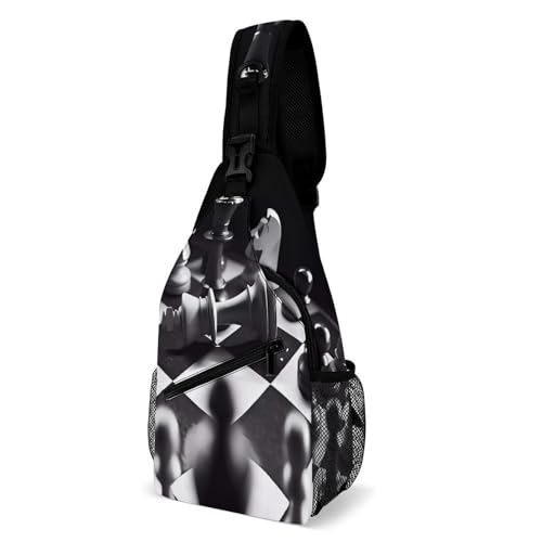 Mochila de viaje estilo bolsa de ajedrez unisex para ciudad y montaña