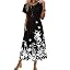 A01-black Floral