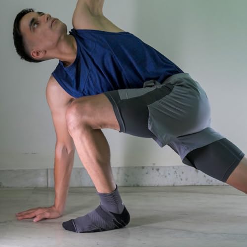 Image of HEELIUM Bamboo Athletic Socks for Men & Women | 3X Tougher & Durable, Ultra Soft & Blister Resistant | Perfect for Gym, Sports & Long Distance Running