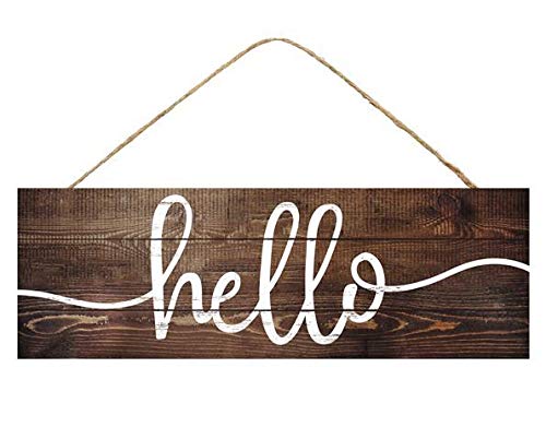 Craig BachmanHello Everyday Wooden Sign (12.5 Inches x 6 Inches)