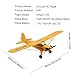 Park10 Toys RC Plane Upgrade 5 Channels 3D/6G J3-CUB RC Airplane for Adults 1406 Brushless Motor Outdoor Stunt RC Glider with Spare Propeller and 2 Batteries (Yellow)