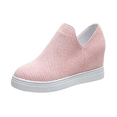 Woaikeyu Zapatillas de deporte para mujer con estampado de moda, rosa, 38 EU