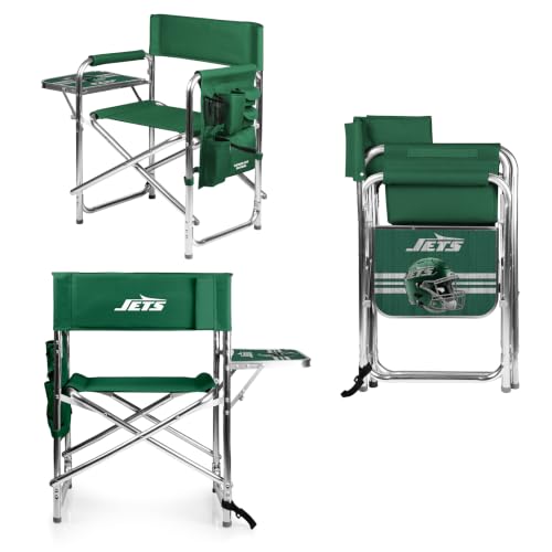 Image of Picnic TIME NFL Unisex-Adult NFL Sports Chair with Side Table, Beach Chair, Camp Chair for Adults