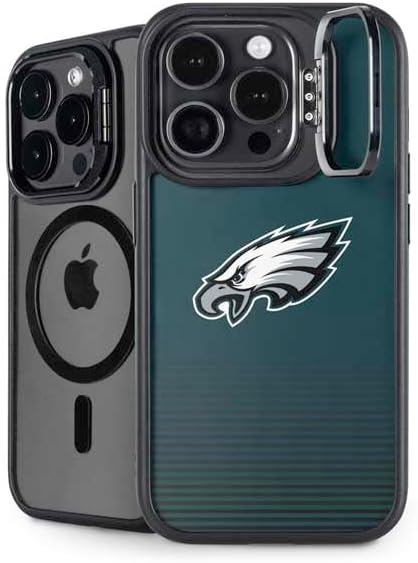 Skinit Kickstand Phone Case Compatible with iPhone 14 Pro Max - Officially Licensed NFL Philadelphia Eagles Breakaway Design