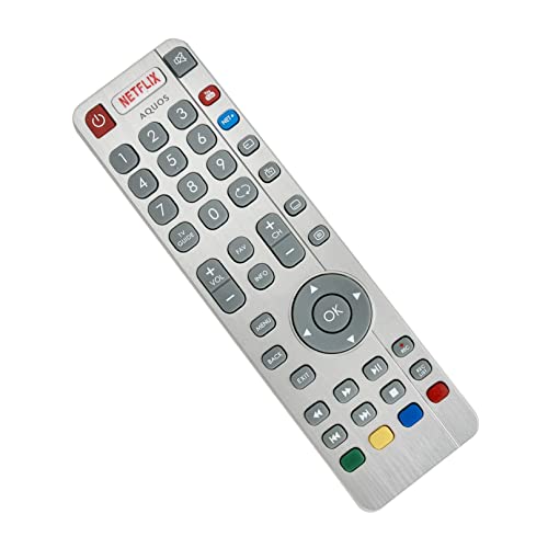 SHWRMC0117 Replacement Remote Control -VINABTY-Fit for TV SHW/RMC/0117 LC-40CFG6352K LC-32CFG6452E LC-49CUG8052K LC-55CFG6022E LC-24CHG6132EW LC-24DFG6132KM LC-43CUG8462K - Image 2