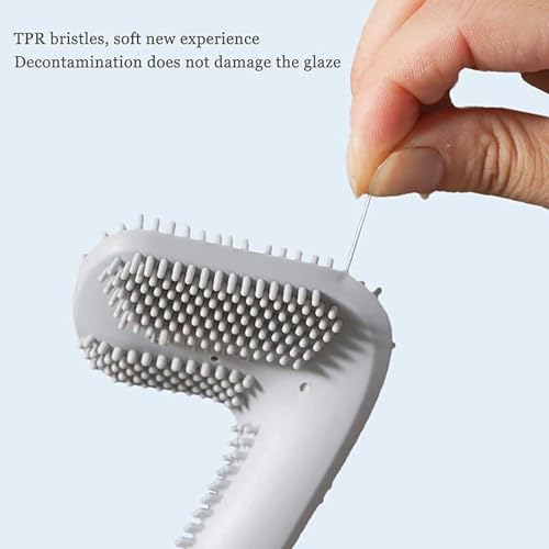 Image of 2 Pc Golf Toilet Cleaning Brush with Holder, Bathroom Toilet Brush Set, Durable Toilet Bowl Cleaner Brush, Golf Design Bathroom Cleaning Brush, Modern Bathroom Accessories (2, Medium)