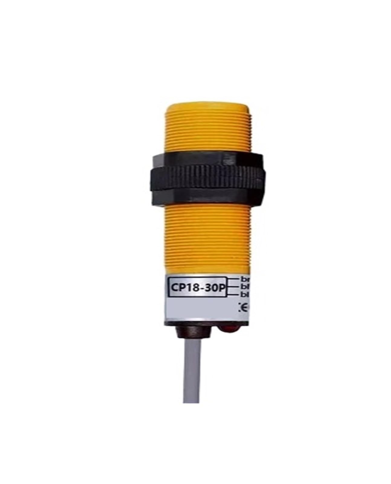 OSHZIKJII 1PC CP18-30N or CP18-30P Cylindrical Capacitive Proximity Sensors 10-30VDC(CP18-30P PNP NO)