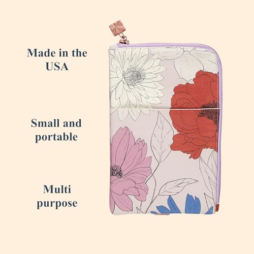 Image of Ultimate Planny Pack - Planner Accessory Pouch. Inside Pockets and Extended Metal Zipper. Elastic Band to Secure Around Planner. Vegan Leather Organizer by Erin Condren