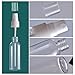 【Made in USA】 Clear 100ml(3.4oz) Refillable Sprayer Bottles Fine Mist Spray Bottle Container for Essential Oils, Travel, Perfumes, 12 Pcs