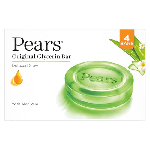 Pears Naturalé Aloe Vera Detoxifying Soap Bar|| 125 g (Pack of 3)