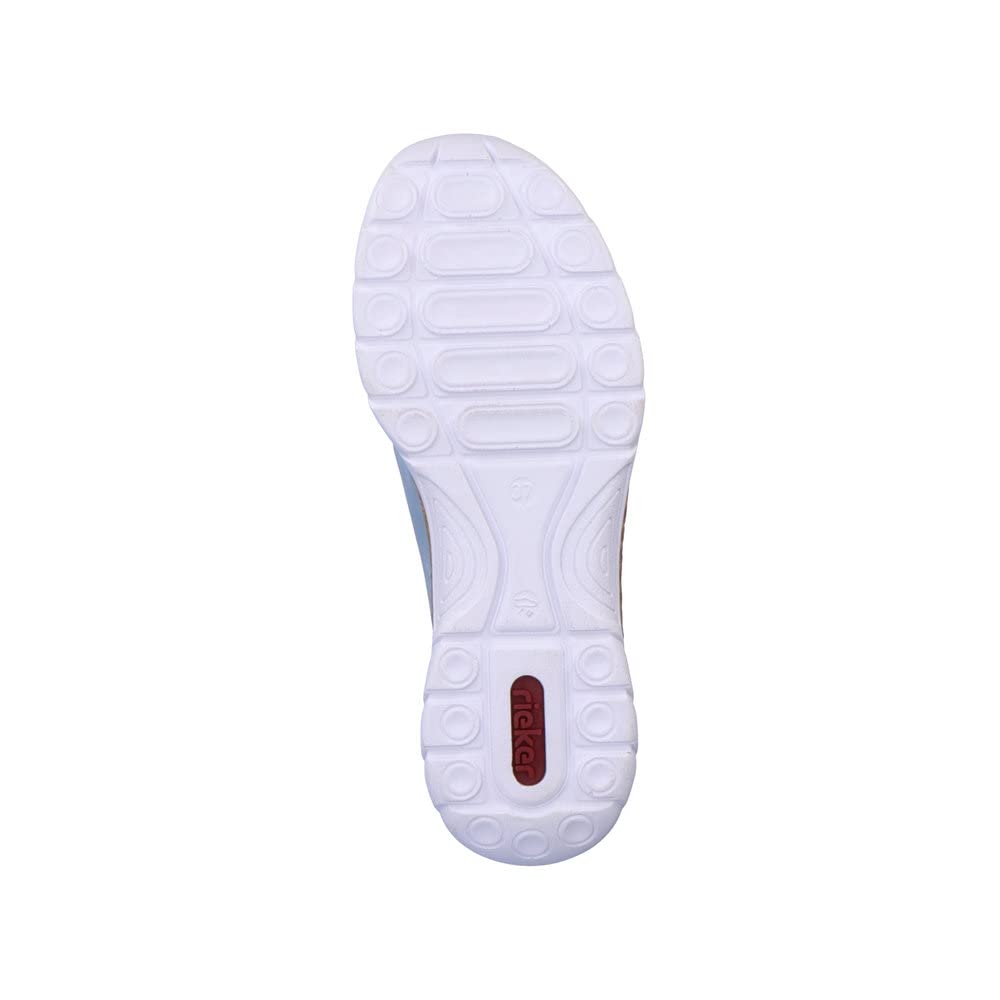 Rieker Femme Baskets N4285, Dame Baskets Basses,Semelle intérieure Amovible