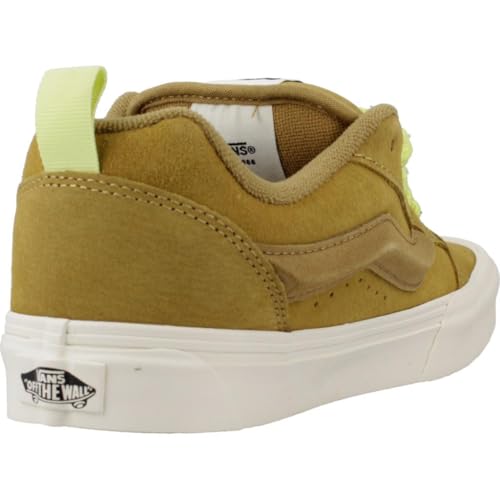 Vans Knu Skool Antelope baskets en daim beige pour le skate - 4