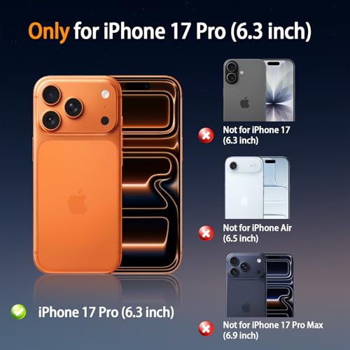 PinLiSheng for iPhone 17 Pro Case Clear - image 2