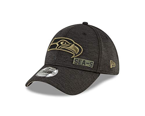 New Era Seattle Seahawks - 39thirty Cap - Salute to Service 2020 - Black - L-XL (7 1/8-7 5/8)