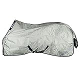 Bucas PowerTurnout Pferdedecke Light, stay-dry, 145 Silber