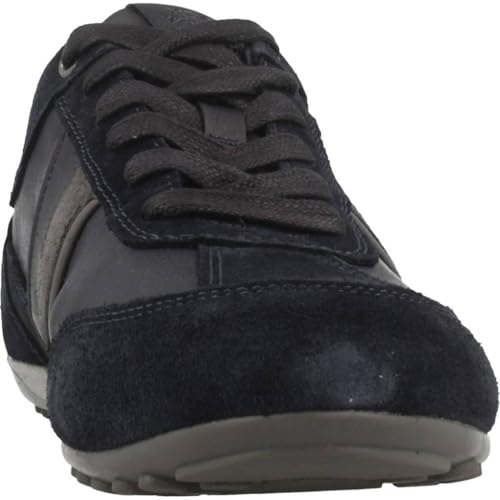 Geox Herren U Wells C Sneaker, Navy Dk Burgundy, 43 EU – Ansicht 6