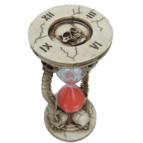 Skull Sand Timer Collectible Figurine #TOP2