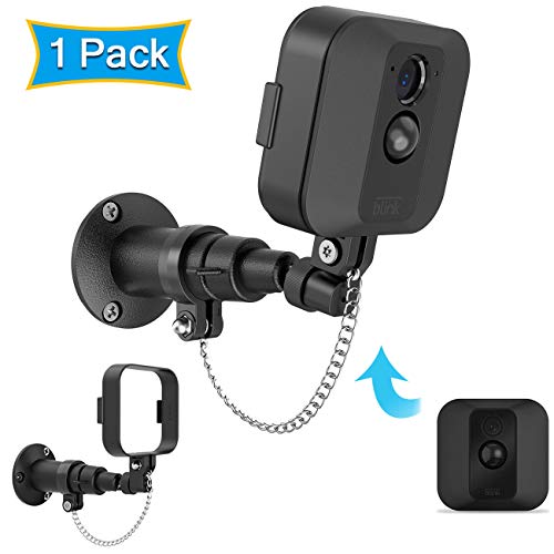 Preisvergleich Produktbild HOLACA Wandhalterung für Blink XT2 - Diebstahlsicherungskette und Halterung Kompatibel mit Blink XT-Kamera Innen- und Außenbereich - Zusätzliche Sicherheit für Ihre Blink XT / XT2-Kamera