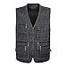 Primavera e Autunno Giubbotto Da Pesca Multi-tasca Gilet grigio XXXXXXL