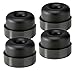 SVS SB-1000 Pro Sealed 12-Inch Subwoofer Bundle SoundPath Subwoofer Isolation System (4-Pack) - Black Ash