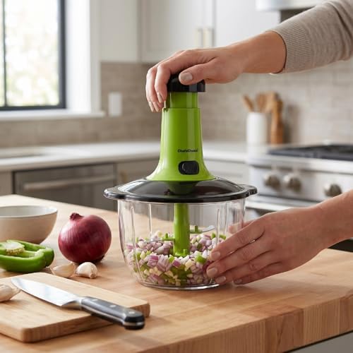 Picador Manual de Alimentos Pssopp 1.5L Prensa a Mano miniatura 3