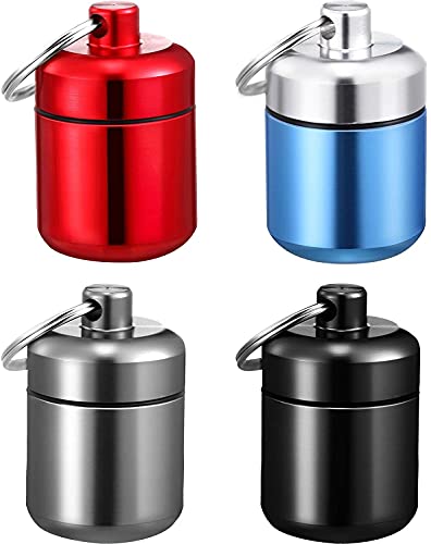 Eruinfang 4 Stück wasserdichte Schlüsselanhänger, Schlüsselanhänger, tragbar, für Reisen und