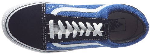 Vans Vans Unisex U Old Skool Low Top Trainers, Blue Black Classic B, 43 EU