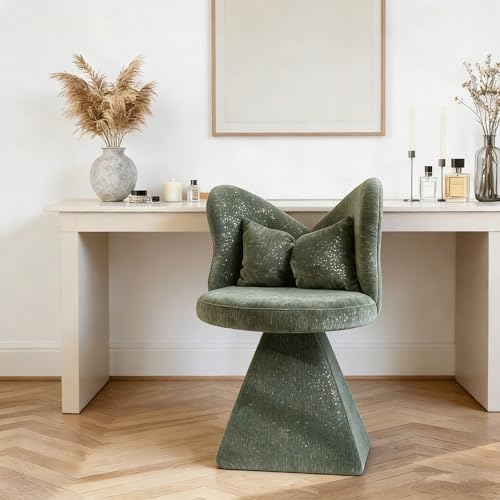 Sillón Plegable Chenille Verde Menta